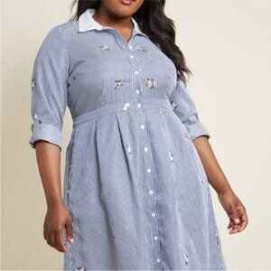 Modcloth Broadcast Coordinator Shirt Dress